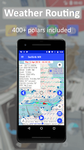 Weather - Routing - Navigation Screenshots