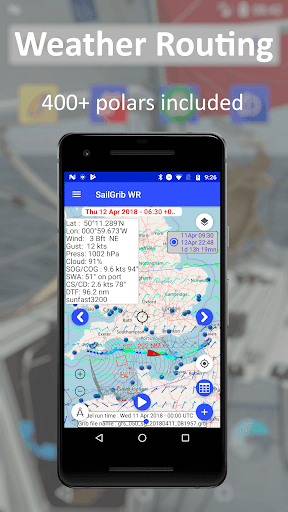 Weather - Routing - Navigation Screenshots