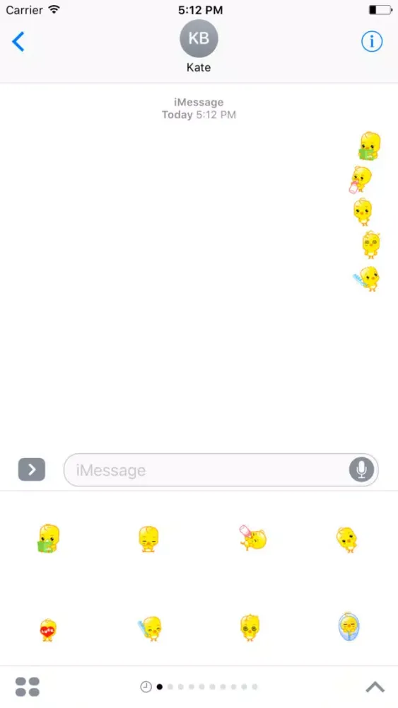 Animated Chick Stickers Screenshots