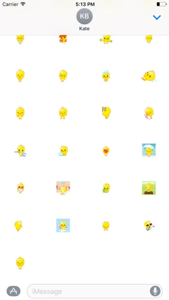 Animated Chick Stickers Screenshots
