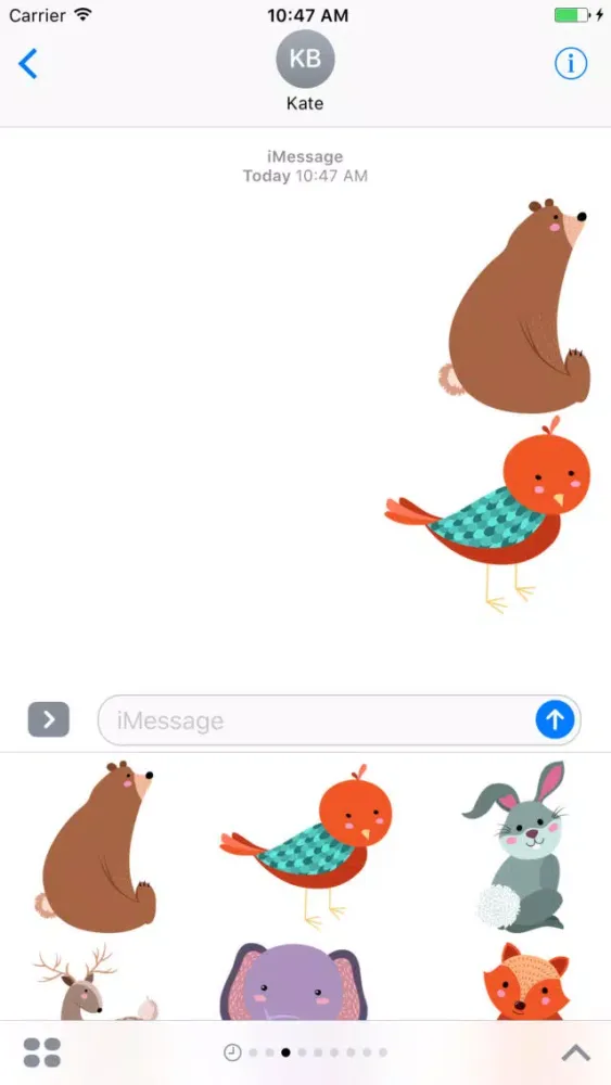 Скриншоты Cute Baby Animals Stickers