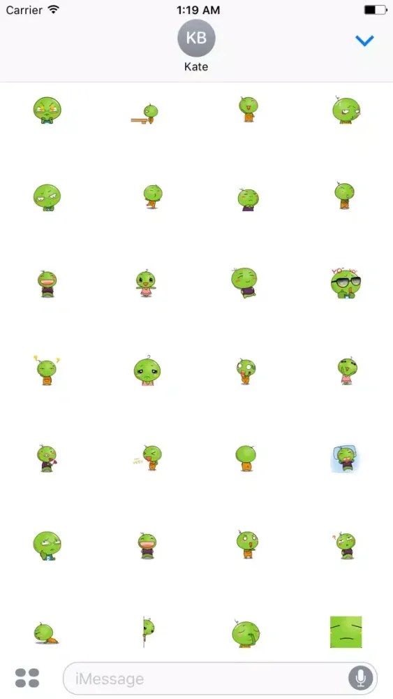Tangkapan layar Funny Green Peas
