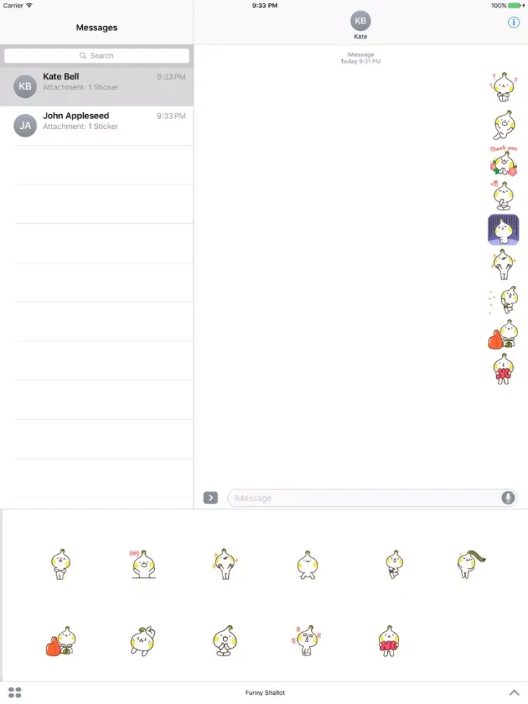 Funny Shallot iPad  سکرین شاٹس
