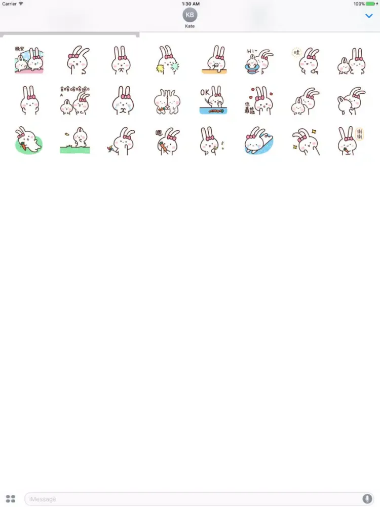 Super Cute Rabbit iPad  سکرین شاٹس
