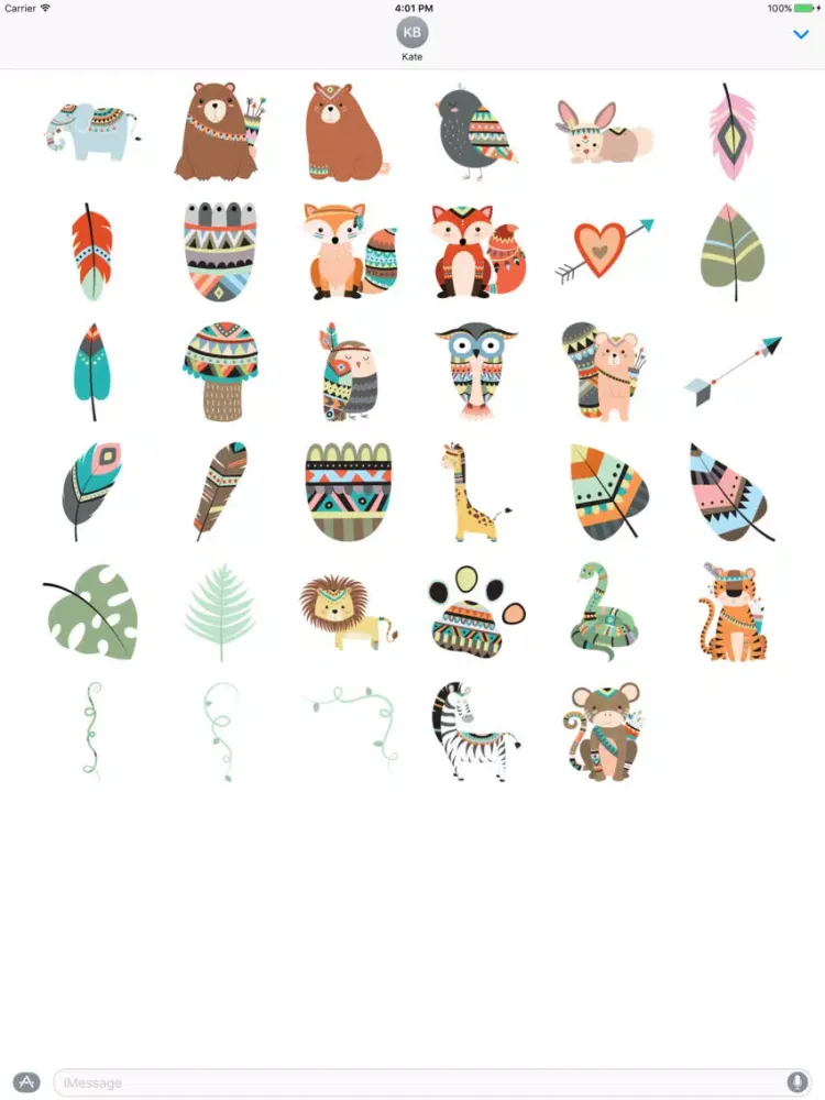 تصاویر Tribal Animals iPad 