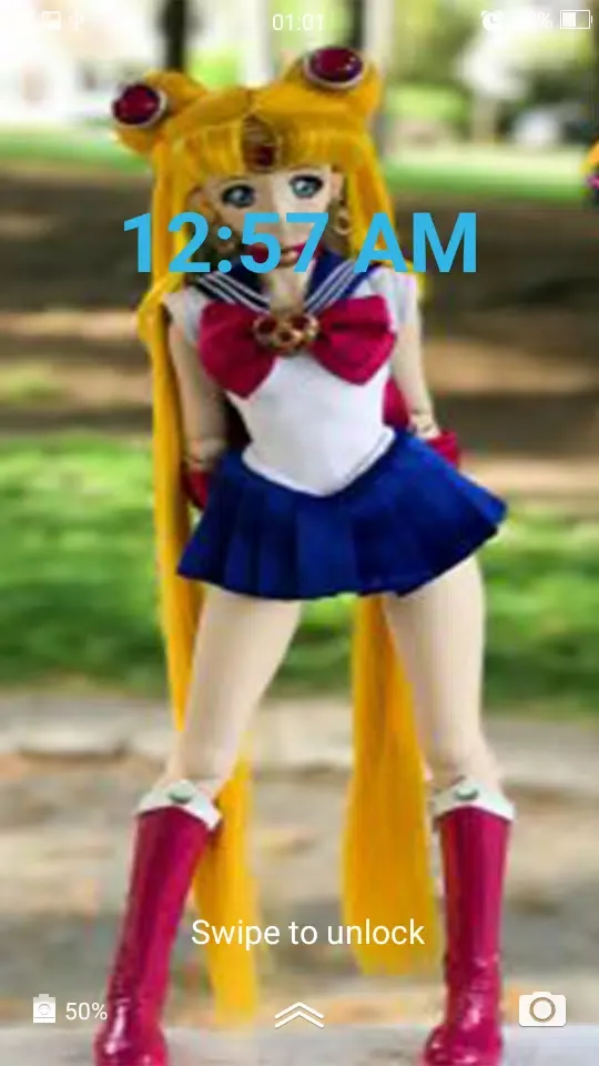 Sailor Chibli Lock Screen Screenshots
