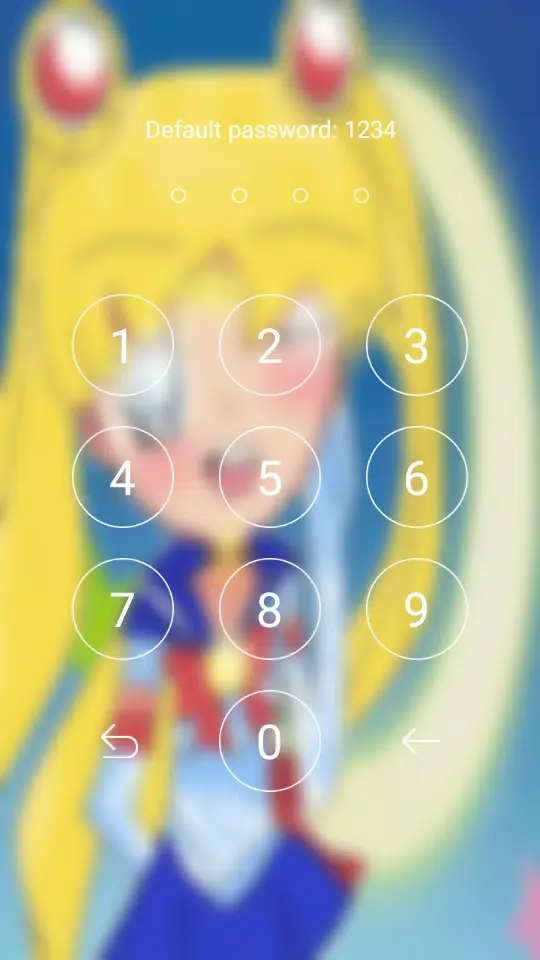 Sailor Chibli Lock Screen Screenshots