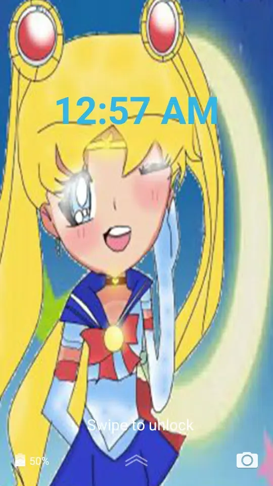 Sailor Chibli Lock Screen Screenshots