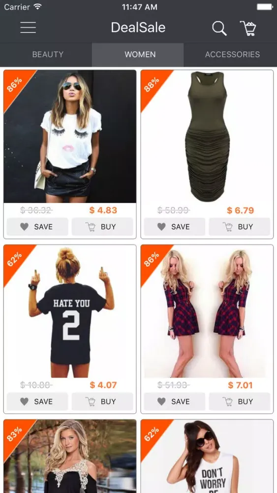 ภาพหน้าจอของ DealSale - Fashion for You