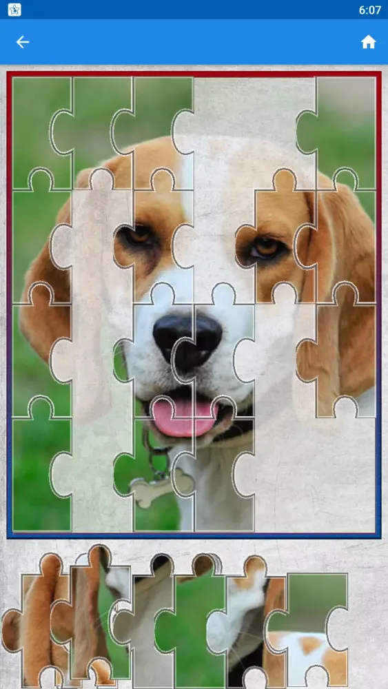 Dog Jigsaw Puzzle Game Ekran Görüntüleri