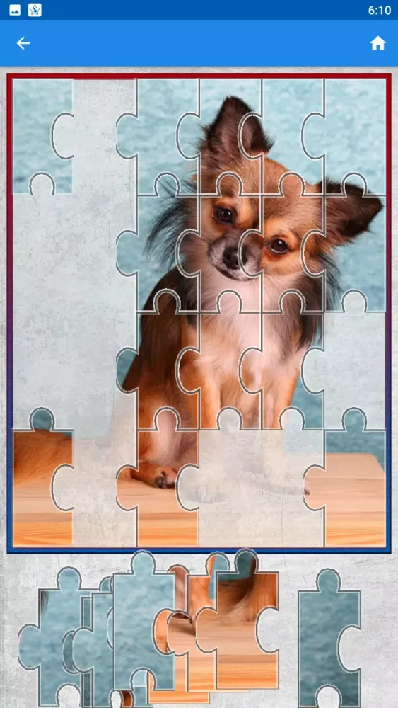 Dog Jigsaw Puzzle Game Ekran Görüntüleri