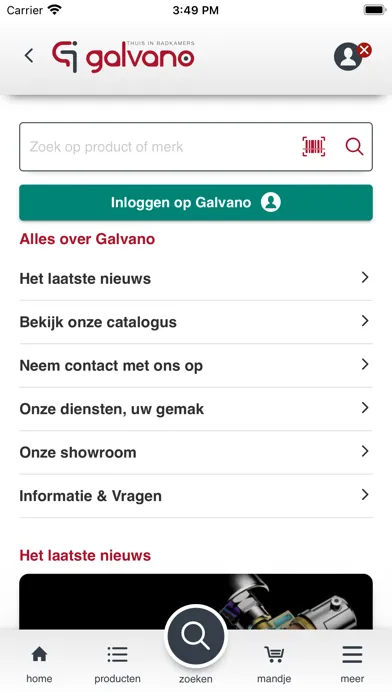 Tangkapan layar Galvano