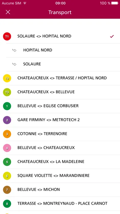 Скриншоты MobiliSÉ Saint-Étienne