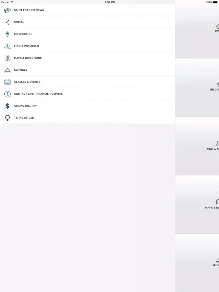 Скриншоты Saint Francis Hospital - Memphis iPad 