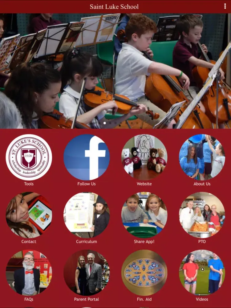Capturas de tela do (Saint Luke's School) iPad 