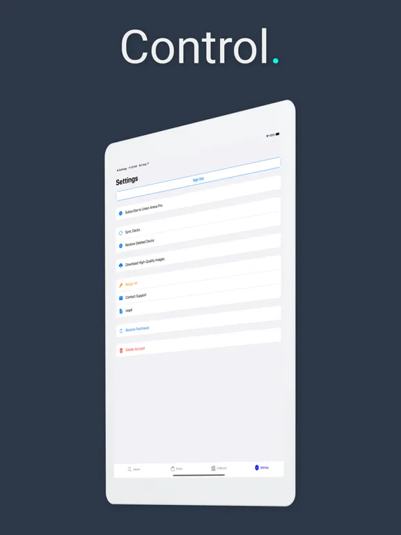 Captures d'écran de Deck Builder for Union Arena iPad 