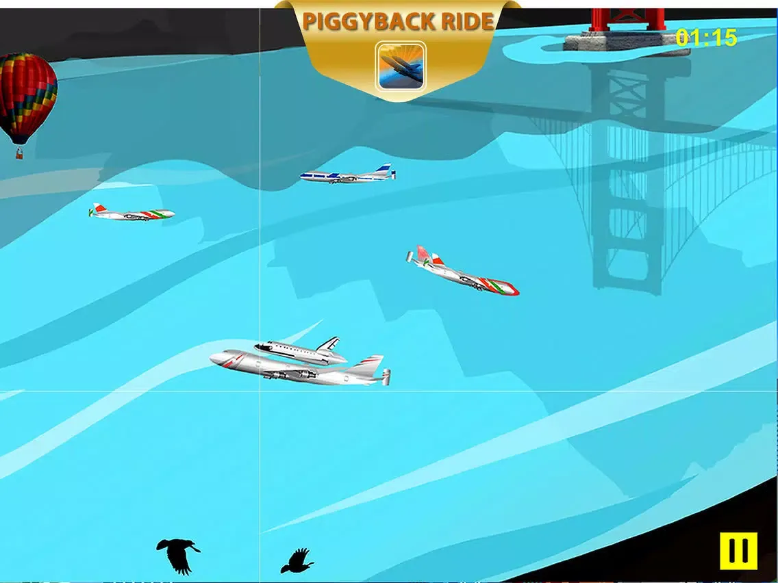 تصاویر Piggyback Ride – space shuttle super safe landing pilot iPad 