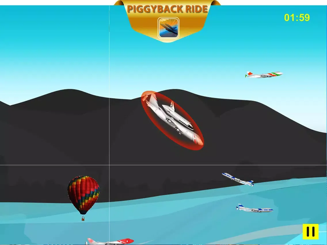 تصاویر Piggyback Ride – space shuttle super safe landing pilot iPad 