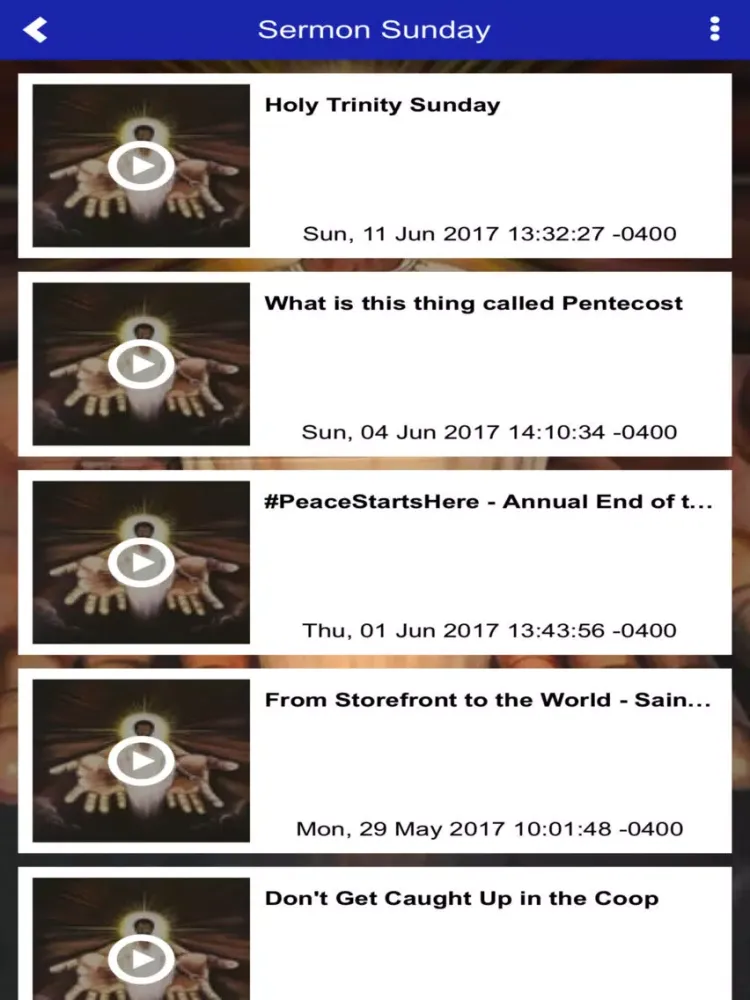 Capturas de tela do Saint Sabina Church iPad 