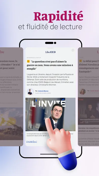 Zrzuty ekranu La Libre News