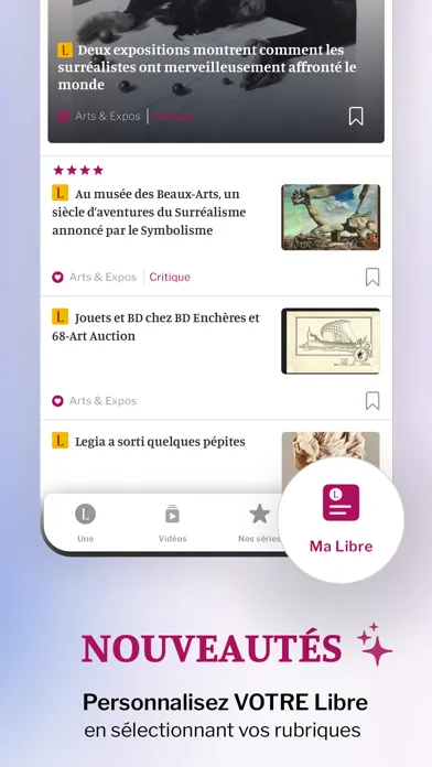 Zrzuty ekranu La Libre News