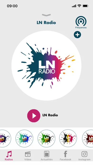 Zrzuty ekranu LN RADIO.be
