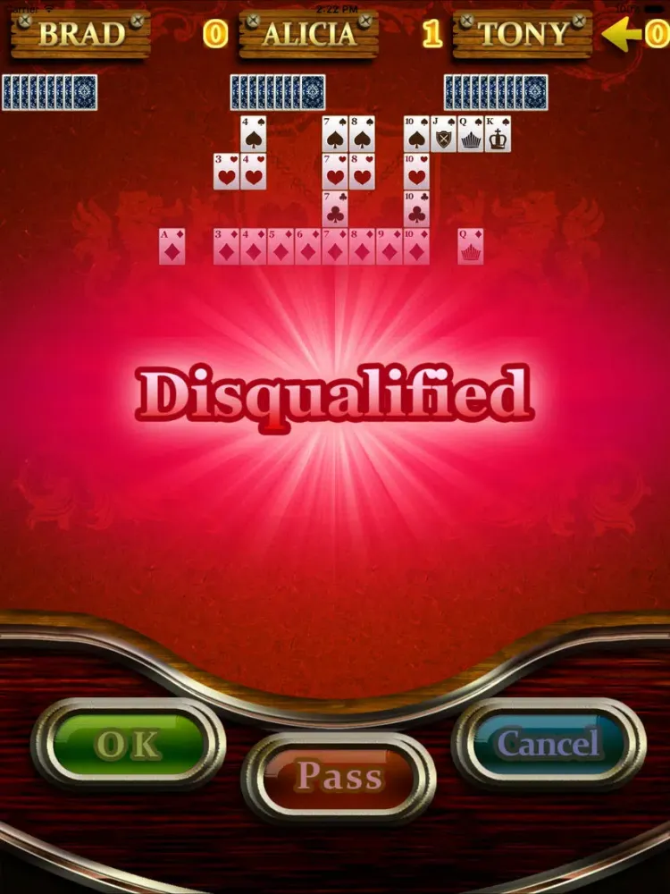 Tangkapan skrin Sevens for Mobile(card game) iPad 
