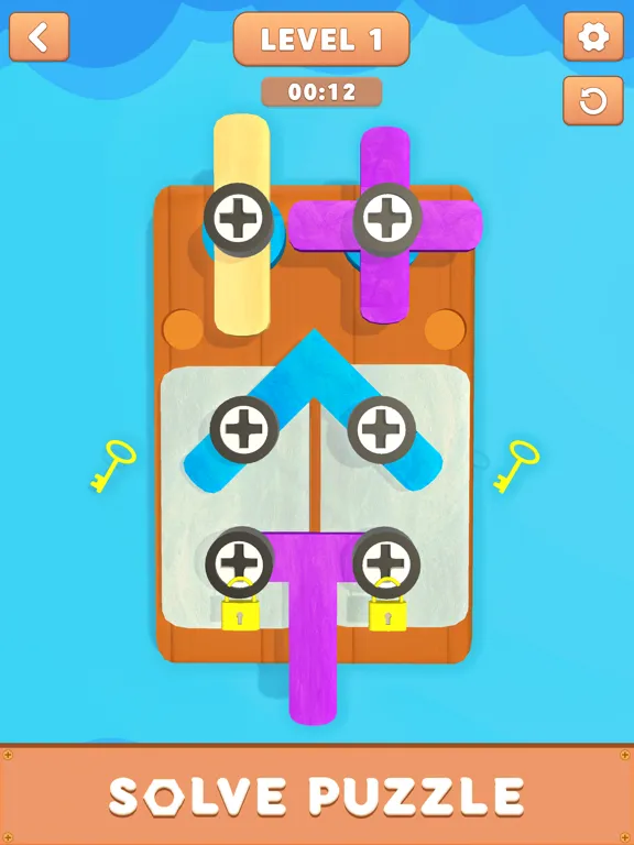 Nuts & Bolts: Screw Pin Puzzle iPad 应用截图
