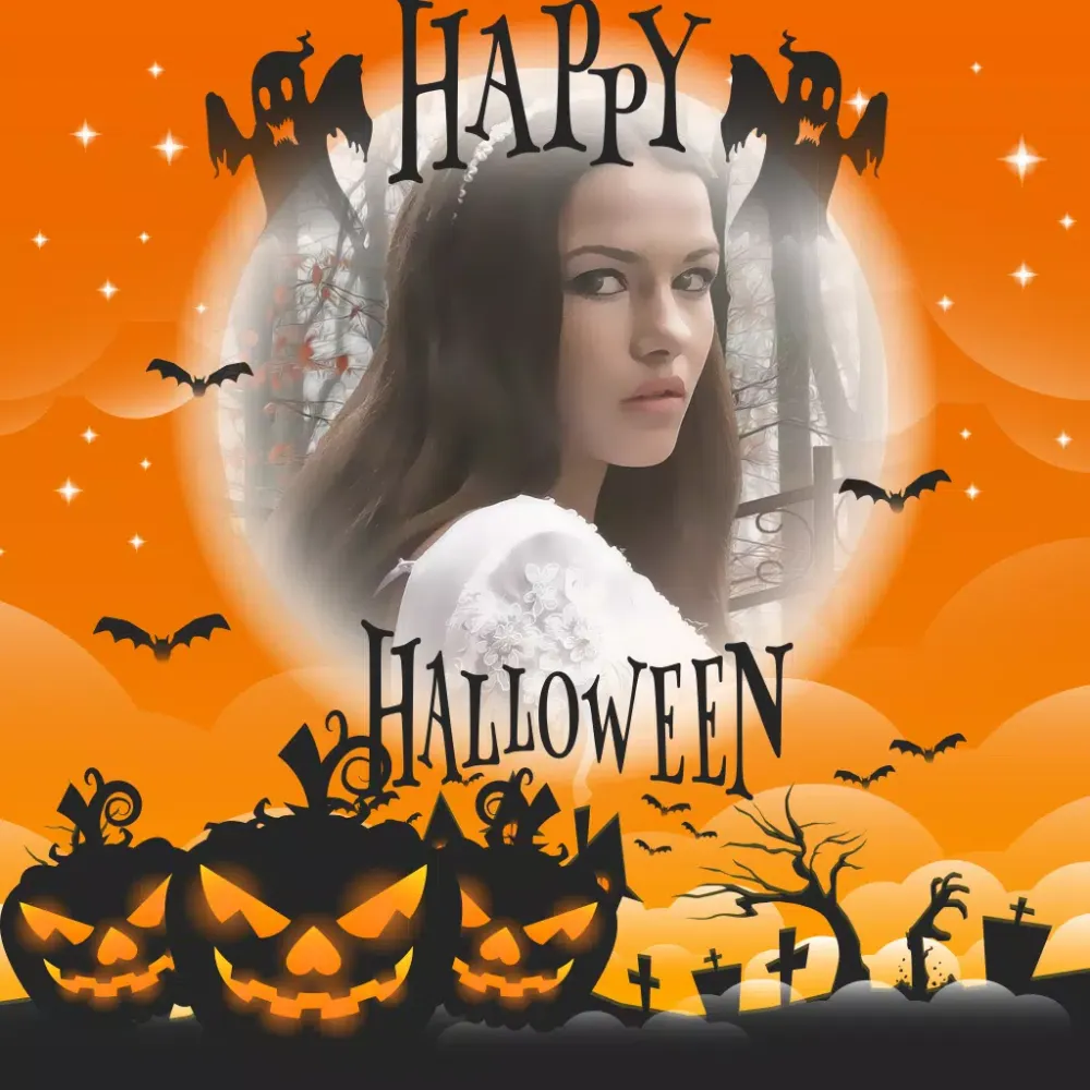 Halloween Photo Frame Maker Screenshots