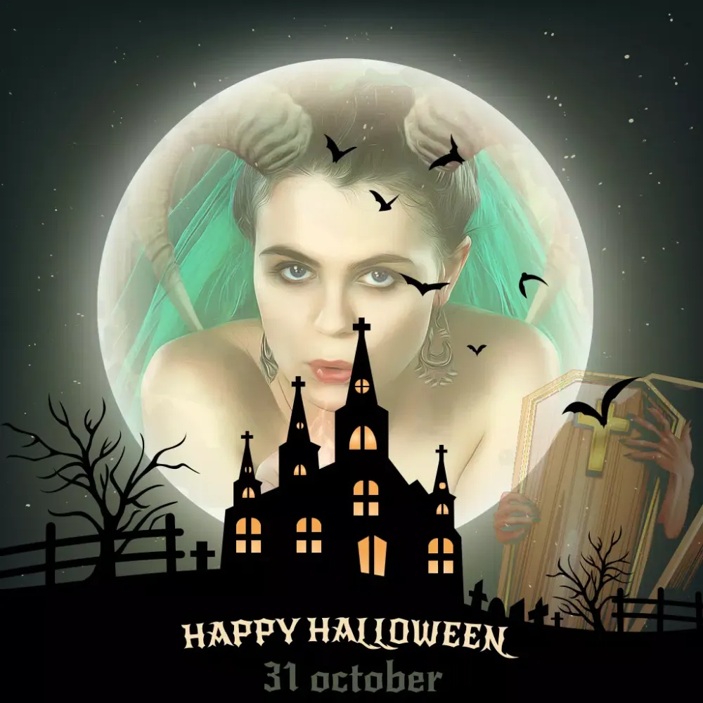 Halloween Photo Frame Maker Screenshots