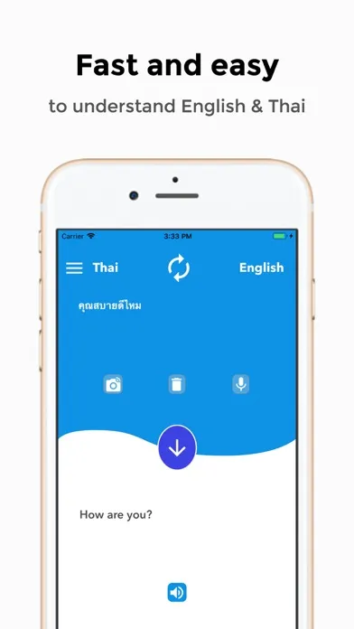 Captures d'écran de Translator English Thai