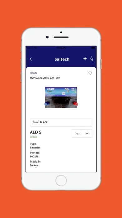 Tangkapan skrin Saitech Auto Spare Parts