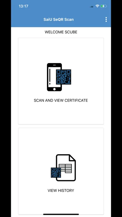 Captures d'écran de SaiU SeQR Scan