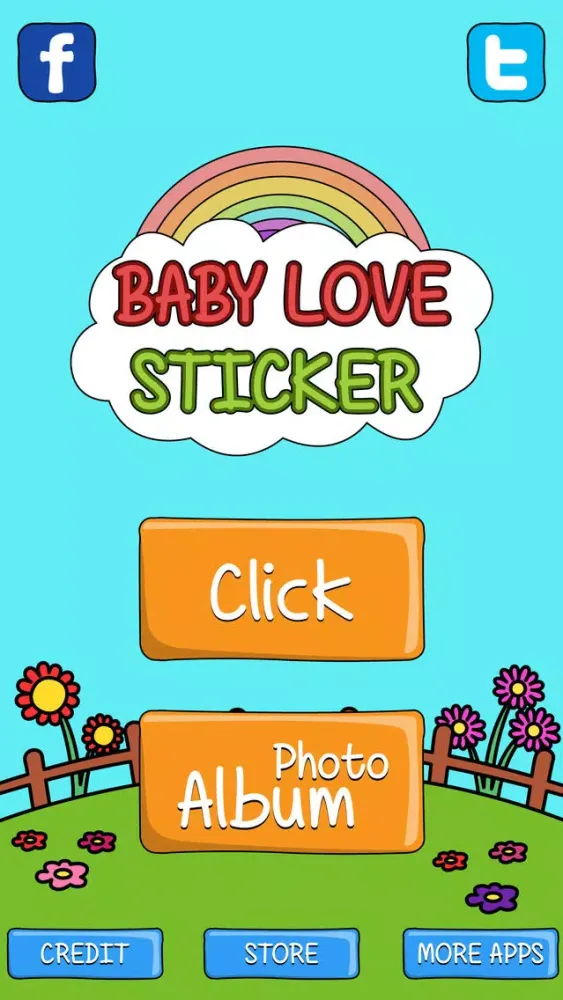 iStickOn Baby Love Sticker Edition camera photobooth dress up fun retouch for kids and mom应用截图