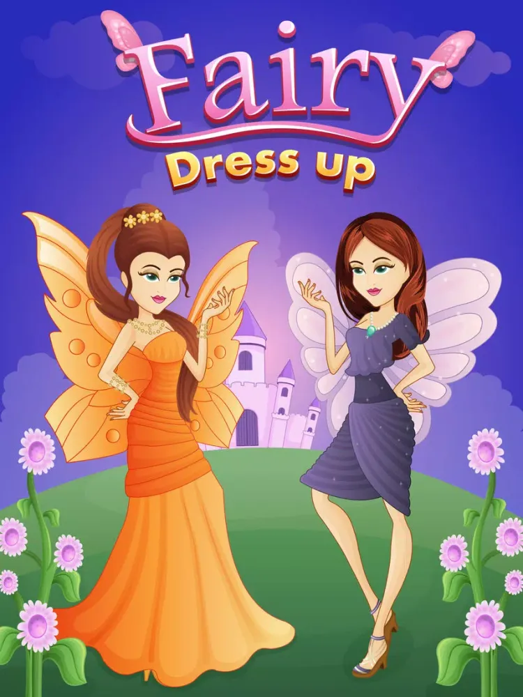 Fairy Princess Salon - Fantasy Fashion Dress Up for Girls iPad  Screenshots
