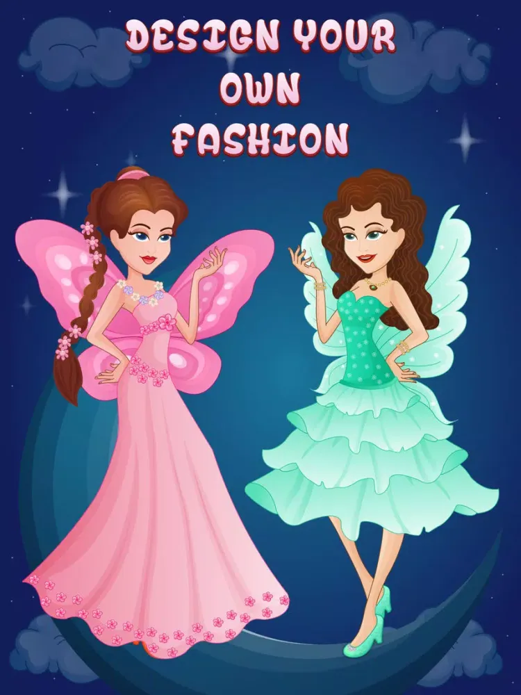 Fairy Princess Salon - Fantasy Fashion Dress Up for Girls iPad  Screenshots