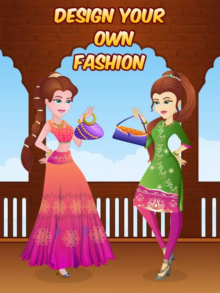 Zrzuty ekranu Indian fashion dress up Hindi fantasy Princess edition for FREE iPad 