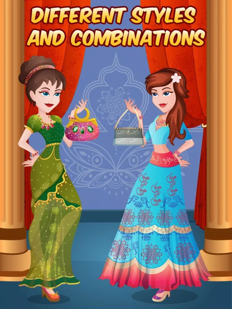 Zrzuty ekranu Indian fashion dress up Hindi fantasy Princess edition for FREE iPad 