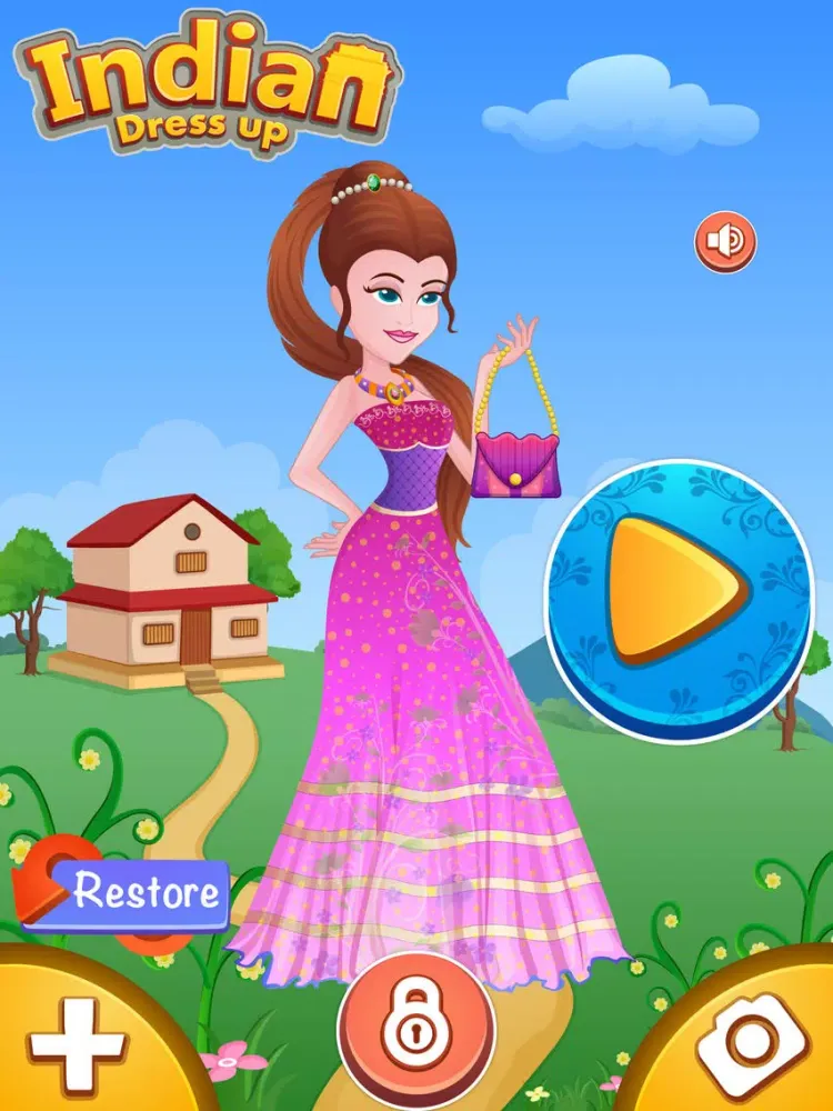 Zrzuty ekranu Indian fashion dress up Hindi fantasy Princess edition for FREE iPad 