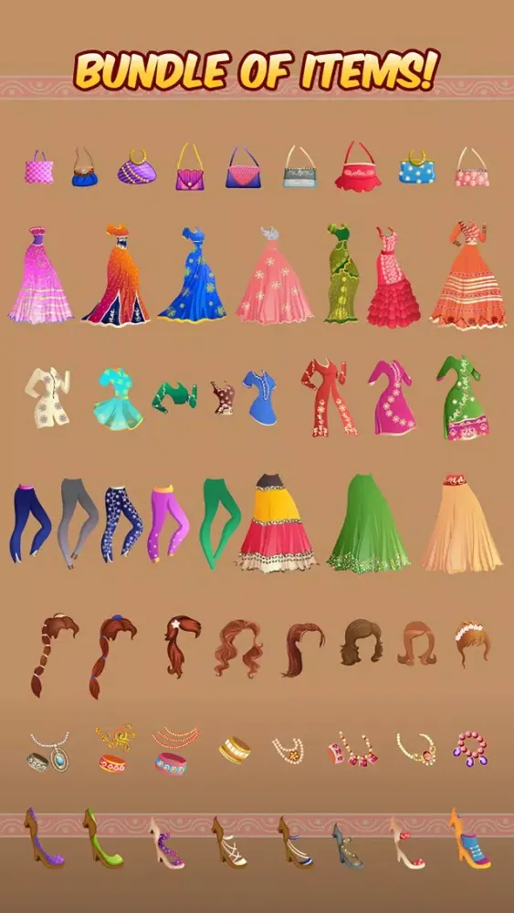 Zrzuty ekranu Indian fashion dress up Hindi fantasy Princess edition for FREE