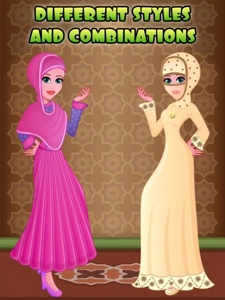 Muslim Girl Dress up : Arab Princess Dressing iPad 應用截圖