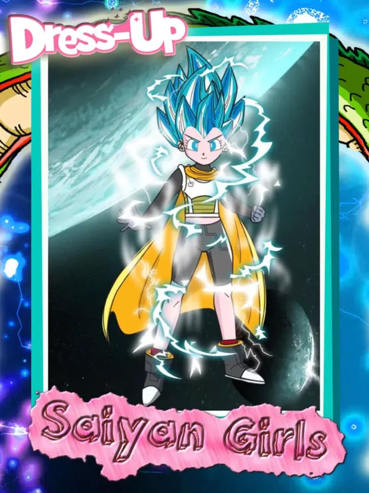 Screenshot di Super Saiyan Girls Dress-Up : game battle adventure dokkan dragon ball goku edition iPad 