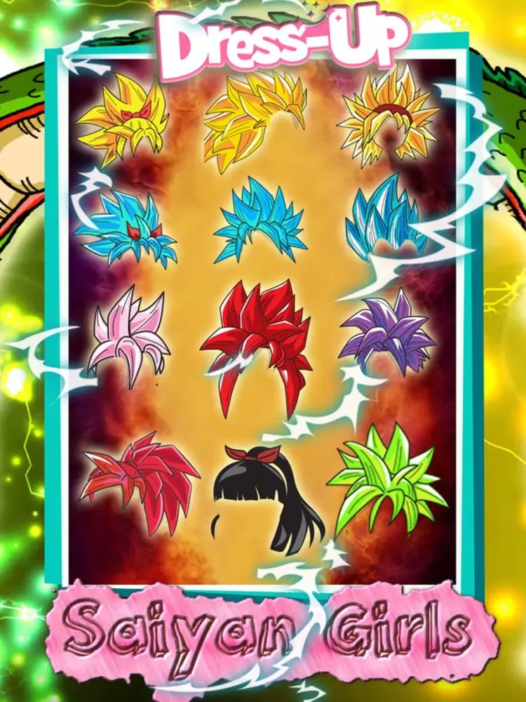 Screenshot di Super Saiyan Girls Dress-Up : game battle adventure dokkan dragon ball goku edition iPad 