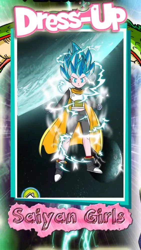 Screenshot di Super Saiyan Girls Dress-Up : game battle adventure dokkan dragon ball goku edition