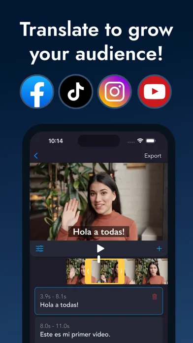 Translate Add Subtitles Video Screenshots