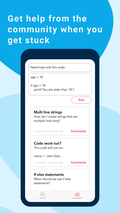 Learn Python Coding Lessons Screenshots