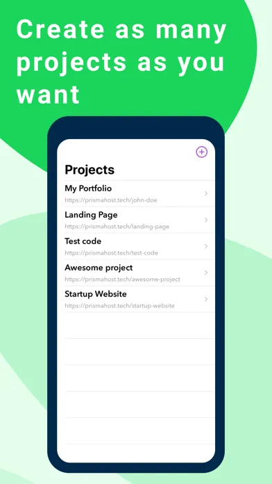 Capturas de tela do Code Editor for HTML CSS JS