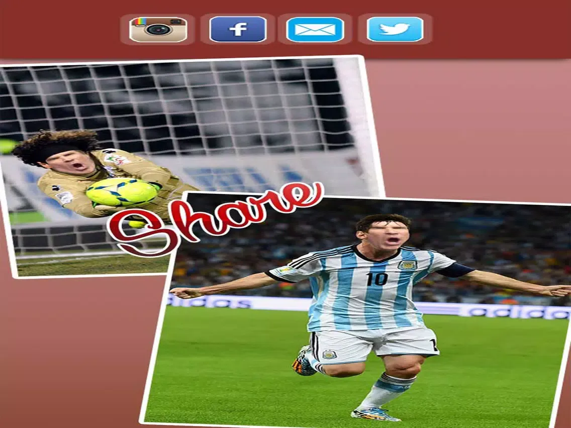 Celebrity Face Swap Edit.or - Change Face with Top Soccer Player.s for Copa America Centenario 2016 Edition iPad  스크린샷