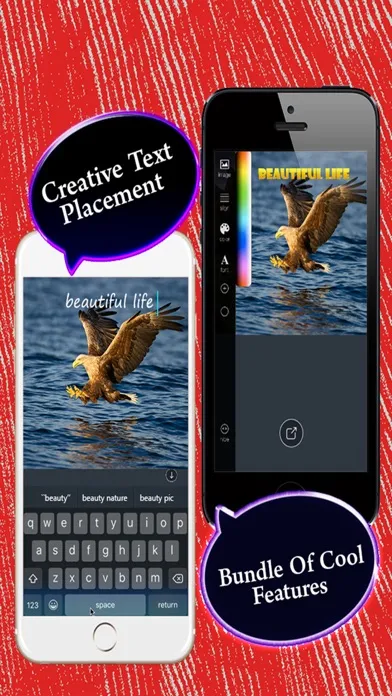 Tangkapan skrin Typography Generator - Text Writer Editor to Photo & Instant Creative Caption for Photo