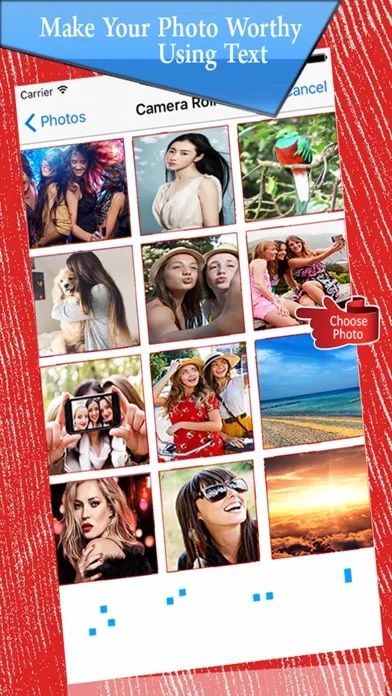 Tangkapan skrin Typography Generator - Text Writer Editor to Photo & Instant Creative Caption for Photo